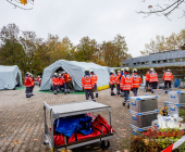 Amok-Übung: Gemeinsame Großübung des Deutschen Roten Kreuzes und des Polizeipräsidiums Ludwigsburg in Marbach am Neckar