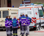 Amok-Übung: Gemeinsame Großübung des Deutschen Roten Kreuzes und des Polizeipräsidiums Ludwigsburg in Marbach am Neckar