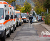 Amok-Übung: Gemeinsame Großübung des Deutschen Roten Kreuzes und des Polizeipräsidiums Ludwigsburg in Marbach am Neckar