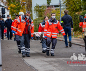 Amok-Übung: Gemeinsame Großübung des Deutschen Roten Kreuzes und des Polizeipräsidiums Ludwigsburg in Marbach am Neckar