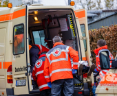 Amok-Übung: Gemeinsame Großübung des Deutschen Roten Kreuzes und des Polizeipräsidiums Ludwigsburg in Marbach am Neckar