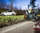 Tödlicher Unfall: Quad-Fahrer und PKW stoßen frontal zusammen – L1115 zwischen Aspach und Steinheim an der Murr