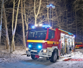 Spektakuläre Alarmübung – Feuerwehr Leonberg übt Eisrettung unter Einsatzbedingungen