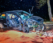 Unter Alkohol gegen den Baum geprallt. Feuerwehr muss Frau aus dem Auto schneiden