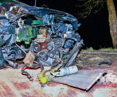 Unter Alkohol gegen den Baum geprallt. Feuerwehr muss Frau aus dem Auto schneiden