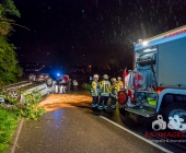 Alkoholunfall am 1. Mai - Fahrzeug überschlagt sich weg Alkohol und nicht angepasster Geschwindigkeit