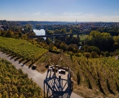 LUFTAUFNAHMEN: Der schönste Aussichtspunkt in der Region aufgewertet