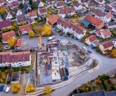 LUFTAUFNAHMEN - Baustellendoku das Altenheim in Rielingshausen beginnt zu wachsen