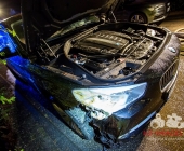 Brand eines Unterstandes greift auf PKW über