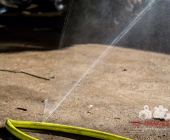 Metallspäne und Schleifspäne fangen Feuer - dicke schwarze Rauchsäule über Backnanger Metallverwerter