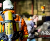 Metallspäne und Schleifspäne fangen Feuer - dicke schwarze Rauchsäule über Backnanger Metallverwerter