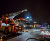 Feuer im Burgerking - Abzugshaube über Burgerbrater fängt Feuer