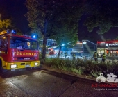 Feuer im Burgerking - Abzugshaube über Burgerbrater fängt Feuer