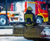 Feuer im Burgerking - Abzugshaube über Burgerbrater fängt Feuer