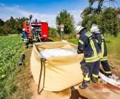 Vahrlässiges Feuer im Gartengrundstück führt zu Flächenbrand
