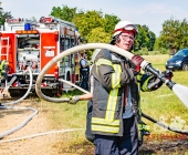 Vahrlässiges Feuer im Gartengrundstück führt zu Flächenbrand