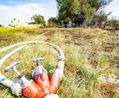 Vahrlässiges Feuer im Gartengrundstück führt zu Flächenbrand