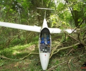 Segelflieger stÃ¼rzt im Waldgebiet ab - Familienvater schwer verletzt