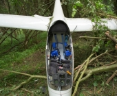 Segelflieger stÃ¼rzt im Waldgebiet ab - Familienvater schwer verletzt