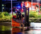 Chemische Reaktion im Tauchbecken - Großer Gefahrguteinsatz in Asperg