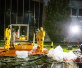 Chemische Reaktion im Tauchbecken - Großer Gefahrguteinsatz in Asperg