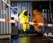 Chemische Reaktion im Tauchbecken - Großer Gefahrguteinsatz in Asperg