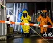 Chemische Reaktion im Tauchbecken - Großer Gefahrguteinsatz in Asperg