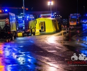 Chemische Reaktion im Tauchbecken - Großer Gefahrguteinsatz in Asperg