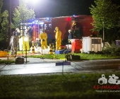 Chemische Reaktion im Tauchbecken - Großer Gefahrguteinsatz in Asperg