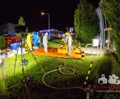 Chemische Reaktion im Tauchbecken - Großer Gefahrguteinsatz in Asperg