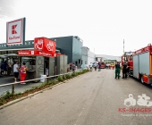Gefahrgutunfall in einem Kaufland - Laden musste geräumt werden