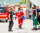 Gefahrgutunfall in einem Kaufland - Laden musste geräumt werden