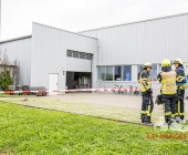 Chemische Reaktion im Tauchbecken - Großer Gefahrguteinsatz in Asperg