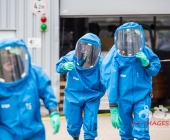 Chemische Reaktion im Tauchbecken - Großer Gefahrguteinsatz in Asperg