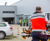 Chemische Reaktion im Tauchbecken - Großer Gefahrguteinsatz in Asperg