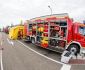 Chemische Reaktion im Tauchbecken - Großer Gefahrguteinsatz in Asperg