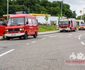 Chemische Reaktion im Tauchbecken - Großer Gefahrguteinsatz in Asperg