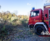 Aufgebrochener Tresor in Marbach im Neckar am Kraftwerk gefunden und durch Feuerwehr geborgen