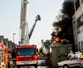 Großbrand in Remseck - Landkreise Helfen sich aus -  Waffenfund bei Löscheinsatz - Feuerwehrmann verletzt