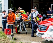 Großbrand in Remseck - Landkreise Helfen sich aus -  Waffenfund bei Löscheinsatz - Feuerwehrmann verletzt