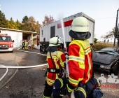 Impressionen Grundausbildung bei der Feuerwehr Marbach