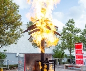 Kunstvolle Impression: "Interschutz 2015"