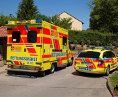 Krad kracht frontal in Linienbus auf einer LandstraÃe