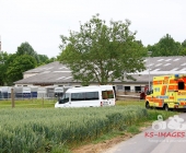 Tödlicher Arbeitsunfall - 2 Menschen in Baukran eingeklemmt