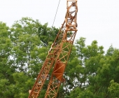 Tödlicher Arbeitsunfall - 2 Menschen in Baukran eingeklemmt