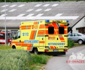 Tödlicher Arbeitsunfall - 2 Menschen in Baukran eingeklemmt