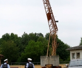 Tödlicher Arbeitsunfall - 2 Menschen in Baukran eingeklemmt