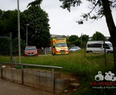 Tödlicher Arbeitsunfall - 2 Menschen in Baukran eingeklemmt