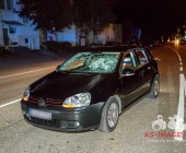 Bandenkrieg? - Gruppe Russen von anderer Personengruppe angegriffen - Einer niedergestochen mehrere Verletzte ein zertrümmerter PKW aus der Straße