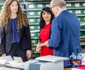 Landtagspräsidentin Muhterem Aras im DLA Marbach